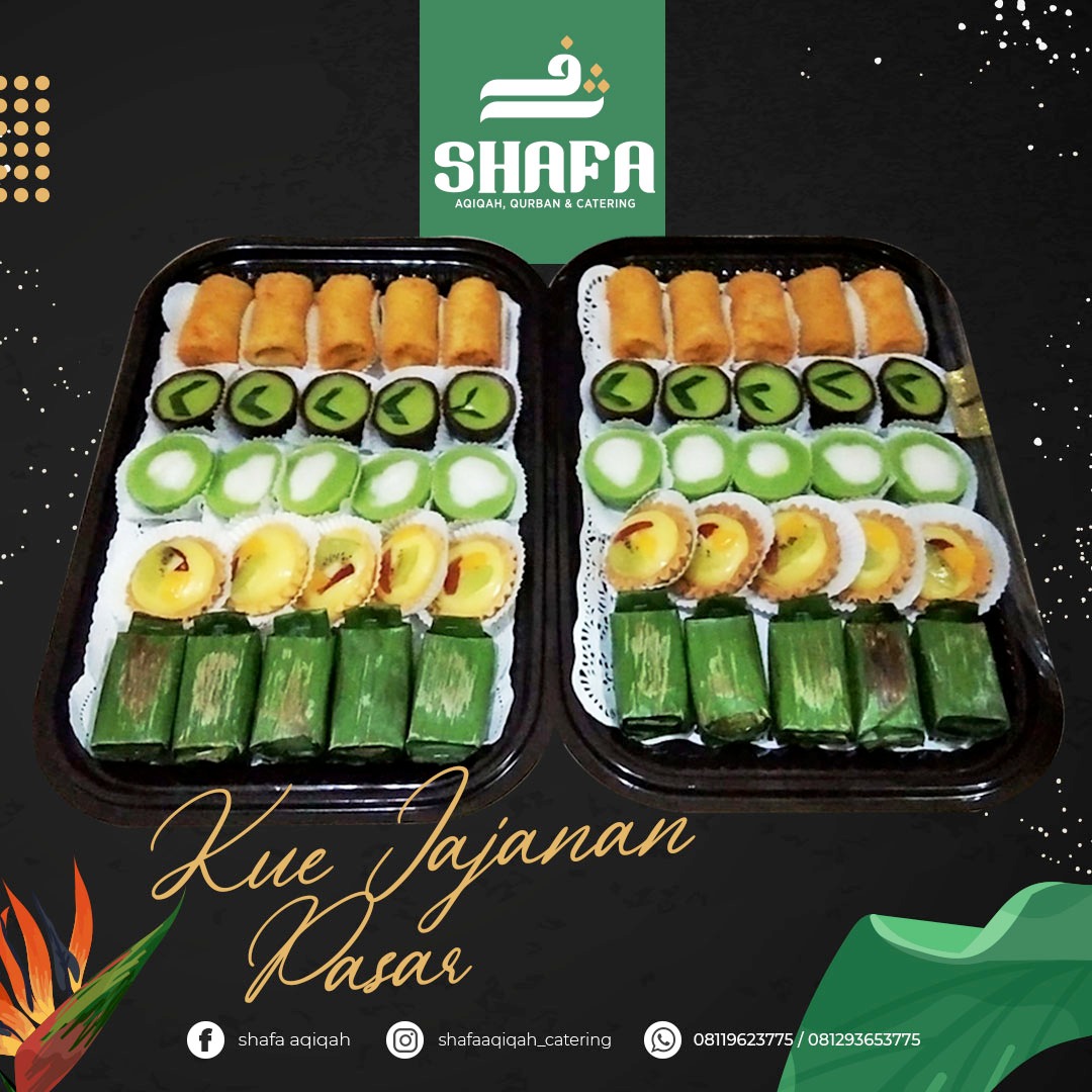 Kue nampan jajanan pasar