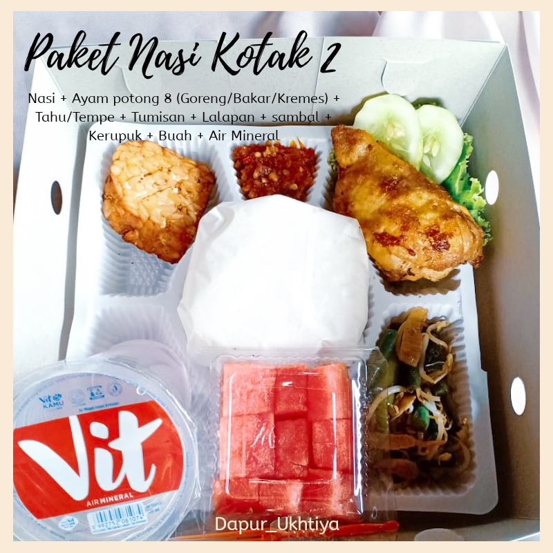 Paket Nasi Kotak 2 by Dapur Ukhtiya