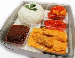 Paket Nasi Box Citra 5 Rendang Daging Telor Gulai