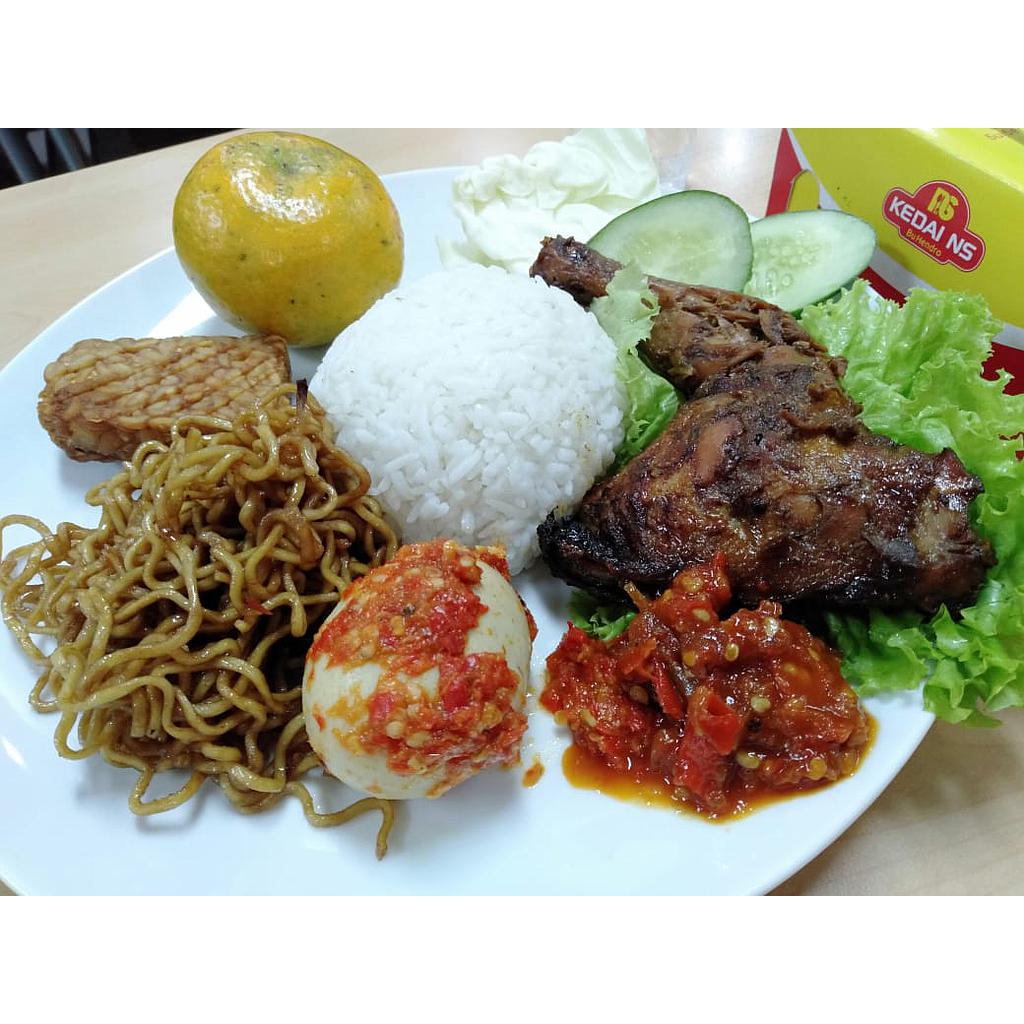 NASI AYAM BAKAR KOMPLIT