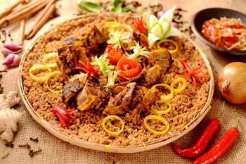 Kebuli Ayam Nampan Kecil Bang Arshad