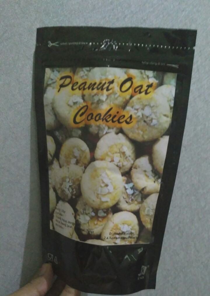 Peanut Oat Cookies